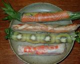 生春巻きの巻き方。 具材で見た目勝負。作り方13写真