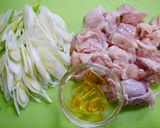 簡単！あま~い鶏照り丼(ネギ油)作り方1写真