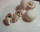 マッシュルームとオリーブの温菜作り方1写真