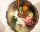 和風なニラ納豆チヂミ作り方2写真