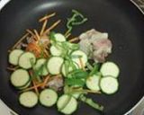 ズッキーニと豆腐のチャンプルー作り方3写真
