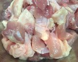 ジャガイモと鶏肉の明太子炒め作り方1写真
