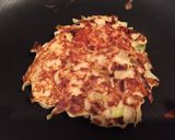 カリカリチーズとジャガイモのお好み焼き作り方5写真