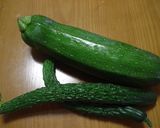 ☆おいしいde賞～ズッキーニの卵炒め♪作り方1写真