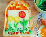 ❀✿お花トースト✿❀作り方2写真