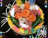 お寿司ケーキ〜花束風〜BDバージョン作り方3写真