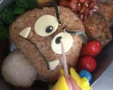 スーパーマリオ☆クリボーのキャラ弁作り方4写真