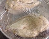 超簡単♡胸肉でレンチン蒸し鶏作り方2写真