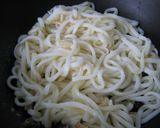 うどんdeボンゴレ作り方2写真