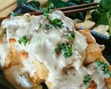 ジュC焼き高野豆腐のきのこクリームソース作り方6写真
