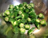 簡単！山芋とおくらの味ぽんわさび風味作り方1写真