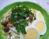 味噌マヨドレッシングの野菜サラダ作り方5写真