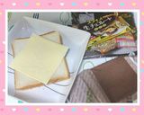 春♥お花✴生チョコ➕チーズ♥トースト作り方2写真