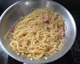 めちゃ簡単一人前カルボナーラ作り方10写真