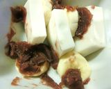 トロっと生チョコ✰ごま豆腐芋バナナ焼き作り方7写真