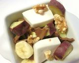 トロっと生チョコ✰ごま豆腐芋バナナ焼き作り方9写真