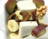 トロっと生チョコ✰ごま豆腐芋バナナ焼き作り方8写真