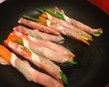 豚肉の野菜ロール作り方5写真