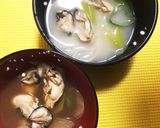 牡蠣の☆お味噌汁作り方6写真