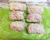 簡単✱揚げない✱ささみと大葉チーズフライ作り方7写真