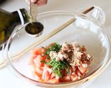 そうめんの冷製トマトカッペリーニ風作り方2写真