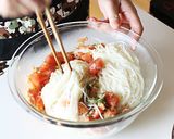そうめんの冷製トマトカッペリーニ風作り方3写真