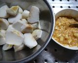 さといもと豚バラのにんにく味噌炒め作り方2写真
