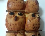 ちぎりパン　フクロウさん作り方8写真