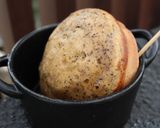 リンゴのコンポート入り紅茶パンケーキ作り方10写真