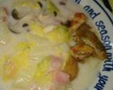 m白菜とベーコンの中華クリーム煮作り方20写真