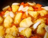 酢豚風★春野菜のレモンチキン作り方7写真
