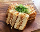 鶏胸肉で＊豆腐の挟み焼き照り焼きマヨ＊作り方11写真