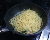 ほうれん草とベーコンの簡単パスタ作り方12写真