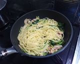 ほうれん草とベーコンの簡単パスタ作り方13写真