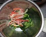 カニかまの酢の物作り方1写真