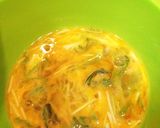 簡単！水菜で卵焼き☆作り方2写真