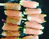 残り野菜の簡単肉巻き作り方3写真