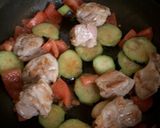 鶏とナストマトのハーモニー✿作り方3写真