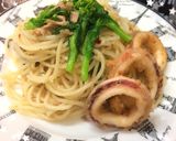 簡単★春菜の花とツナのペペロンチーノ作り方6写真