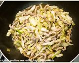 黑木耳醬炒肉絲蓋飯．柯媽媽の植物燕窩作り方3写真