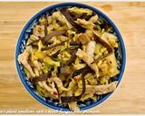 黑木耳醬炒肉絲蓋飯．柯媽媽の植物燕窩作り方6写真