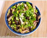 黑木耳醬炒肉絲蓋飯．柯媽媽の植物燕窩作り方7写真
