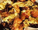 キャベツと鶏もも肉のオーブン焼き作り方4写真