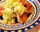 ご飯がススム♡鶏もも肉のネギ塩レモンだれ作り方6写真