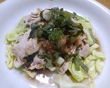 豚とキャベツのレンジ蒸しおろしポン酢作り方5写真