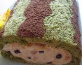 スイカのアイスロールケーキ作り方6写真
