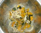 カボチャとひき肉の温野菜サラダ♪作り方8写真