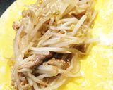 ヘルシー簡単！もやし豚平焼き！おつまみ作り方4写真