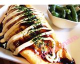 ヘルシー簡単！もやし豚平焼き！おつまみ作り方5写真