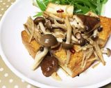 簡単！厚揚げ麻婆豆腐。食べるラー油で。作り方8写真